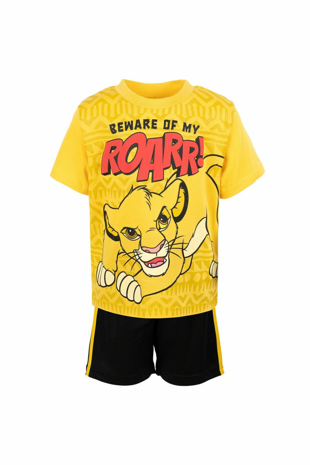 Lion King Simba Graphic T-Shirt & Mesh Shorts - imagikids