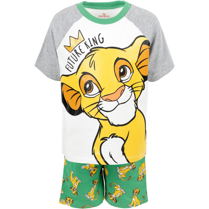 Lion King Simba T-Shirt and French Terry Shorts Outfit Set - imagikids