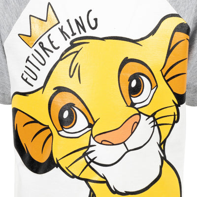 Lion King Simba T-Shirt and French Terry Shorts Outfit Set - imagikids