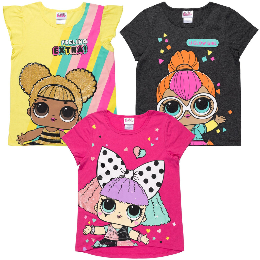 L.O.L. Surprise! 3 Pack T-Shirts | imagikids Baby and Kids Clothing