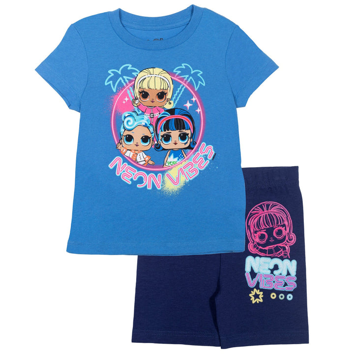 L.O.L. Surprise Bike Graphic T-Shirt & Shorts Set - imagikids