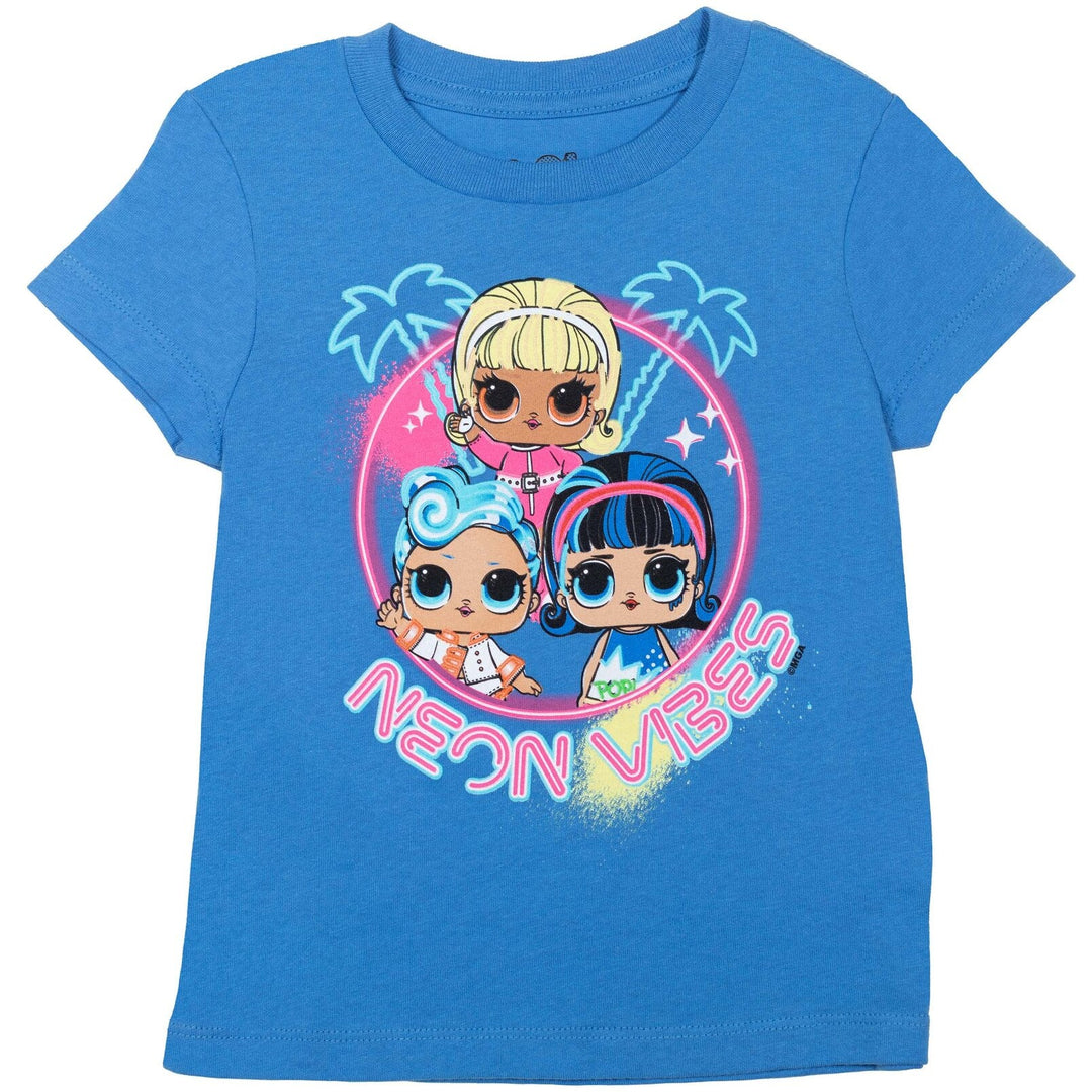 L.O.L. Surprise Bike Graphic T-Shirt & Shorts Set - imagikids