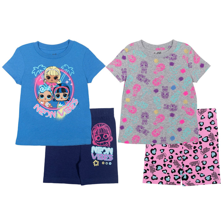 L.O.L. Surprise Bike Graphic T-Shirt & Shorts Set - imagikids