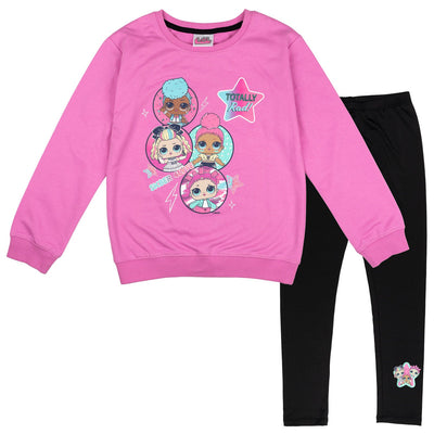 L.O.L. Surprise! French Terry Sweatshirt and Leggings Outfit Set - imagikids