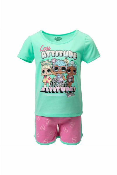 L.O.L. Surprise! Graphic T-Shirt & French Terry Shorts - imagikids