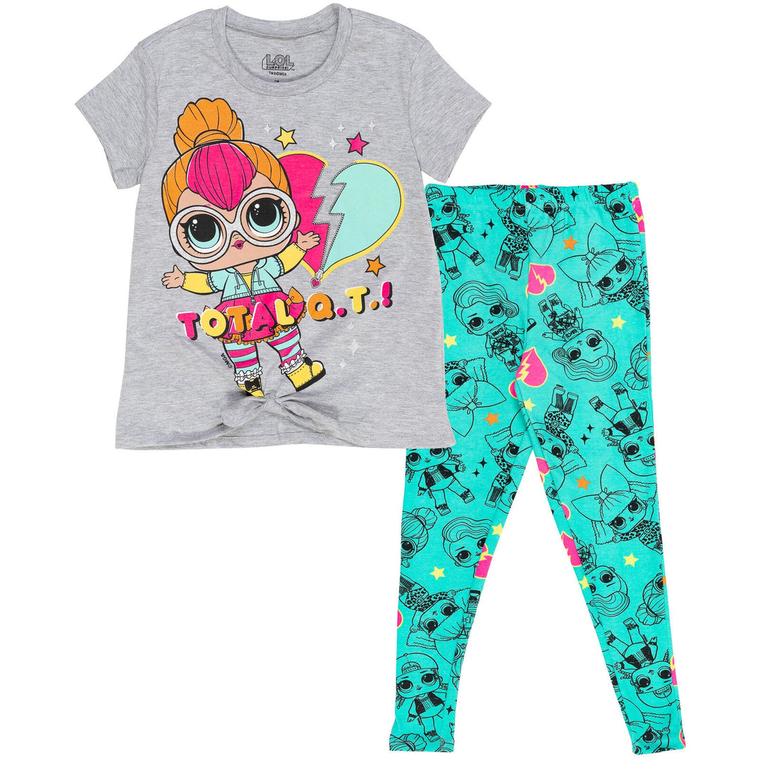 L.O.L. Surprise! Neon Q.T. T-Shirt and Leggings Outfit Set - imagikids