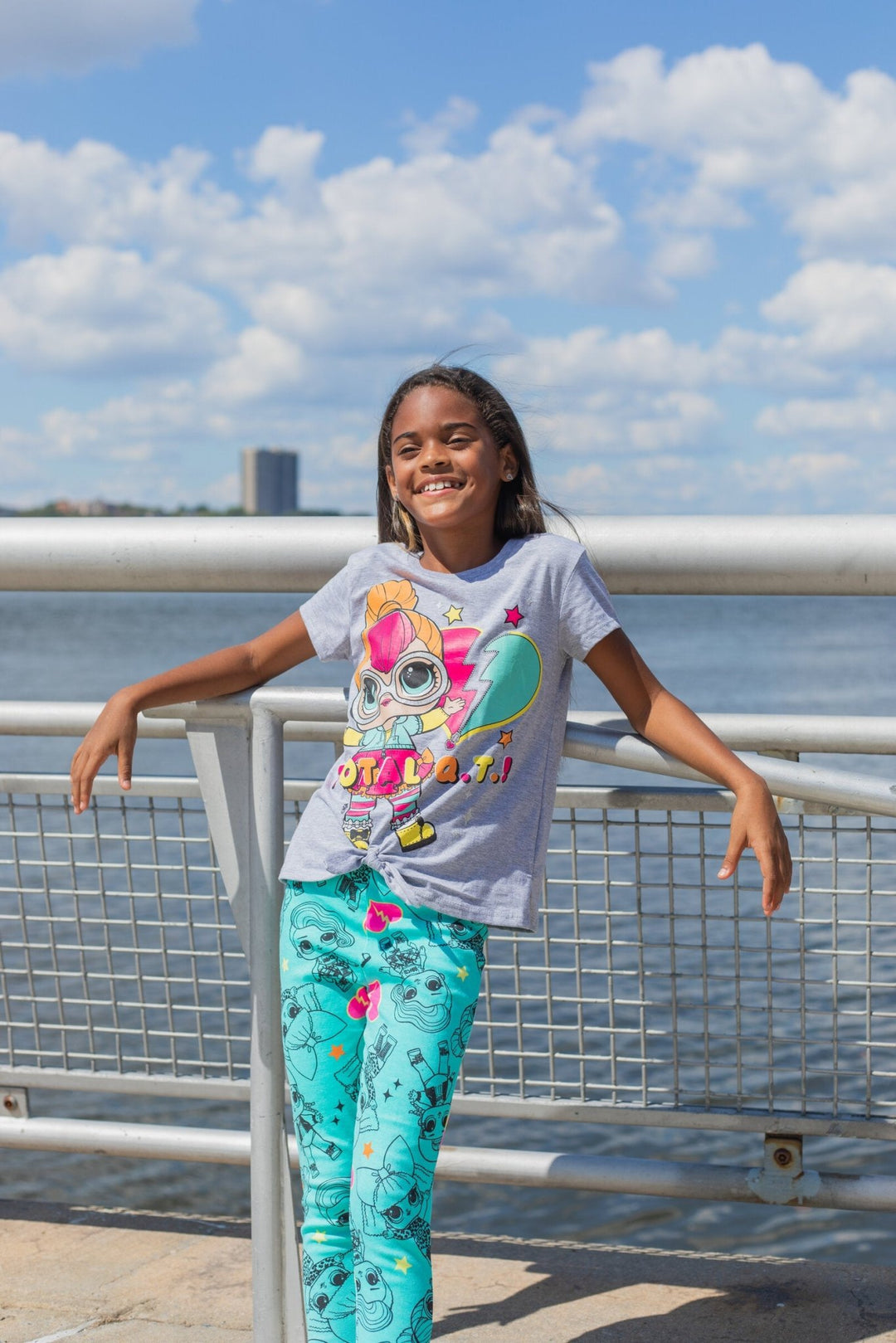 L.O.L. Surprise! Neon Q.T. T-Shirt and Leggings Outfit Set - imagikids