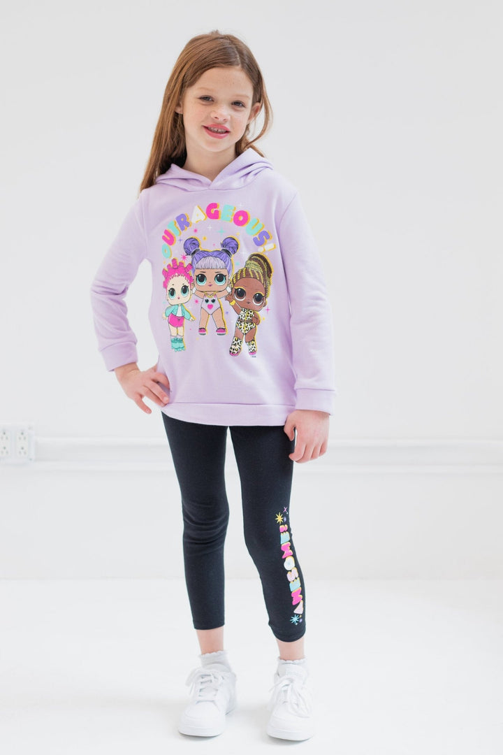 L.O.L. Surprise! Pullover Fleece Hoodie and Leggings Outfit Set - imagikids