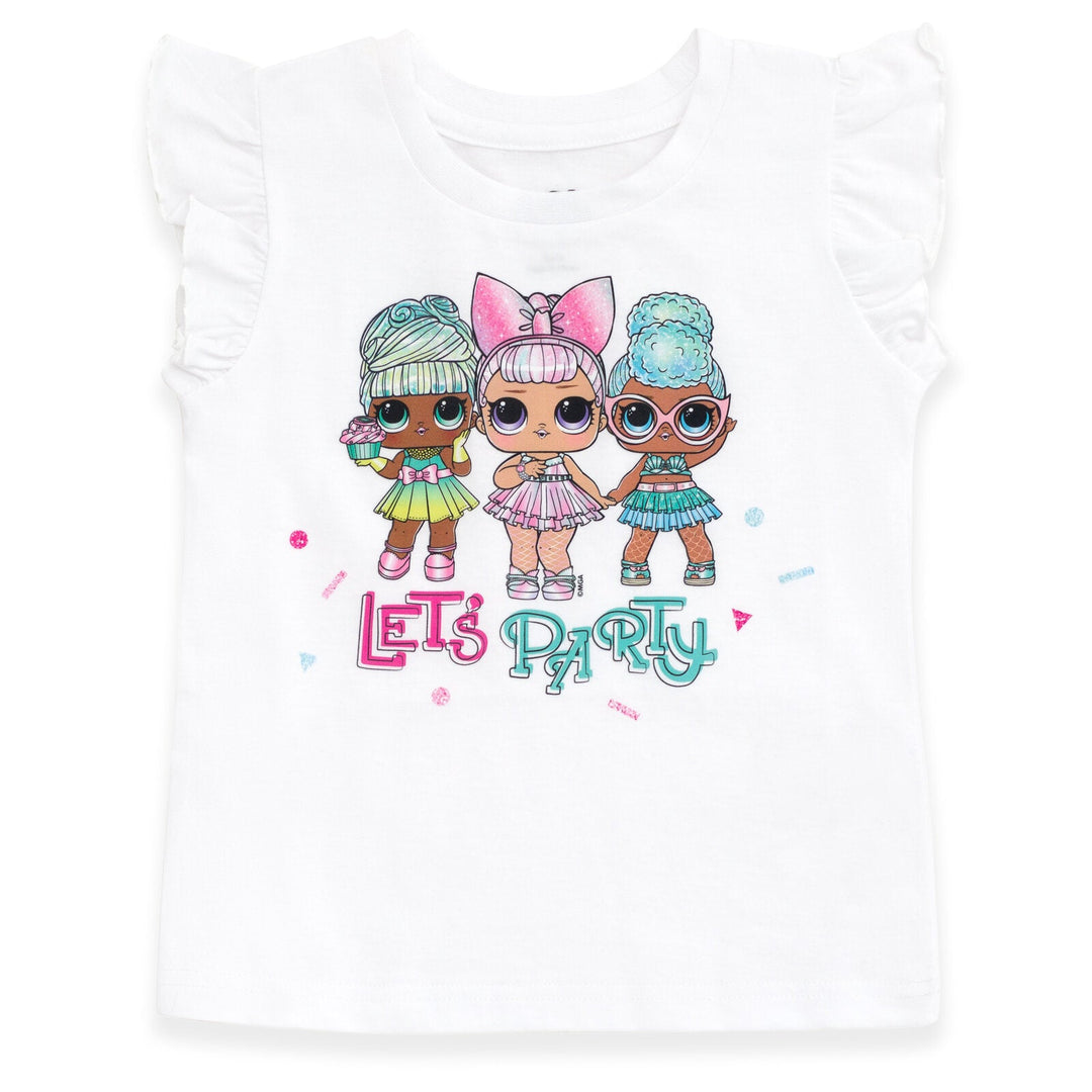 L.O.L. Surprise! T - Shirt Skirt and Bag 3 Piece Outfit Set - imagikids