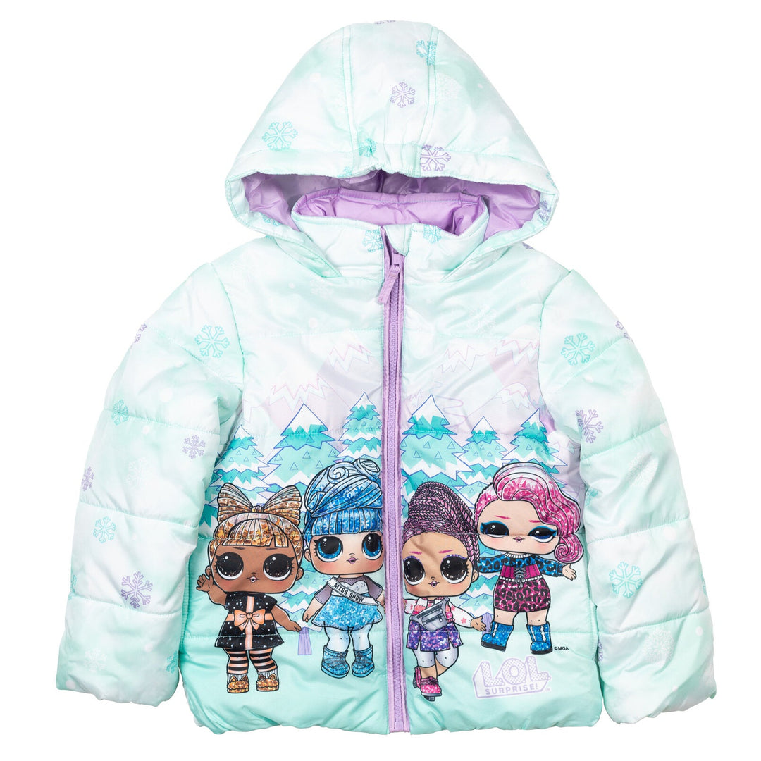 L.O.L. Surprise! Zip Up Winter Coat Puffer Jacket - imagikids