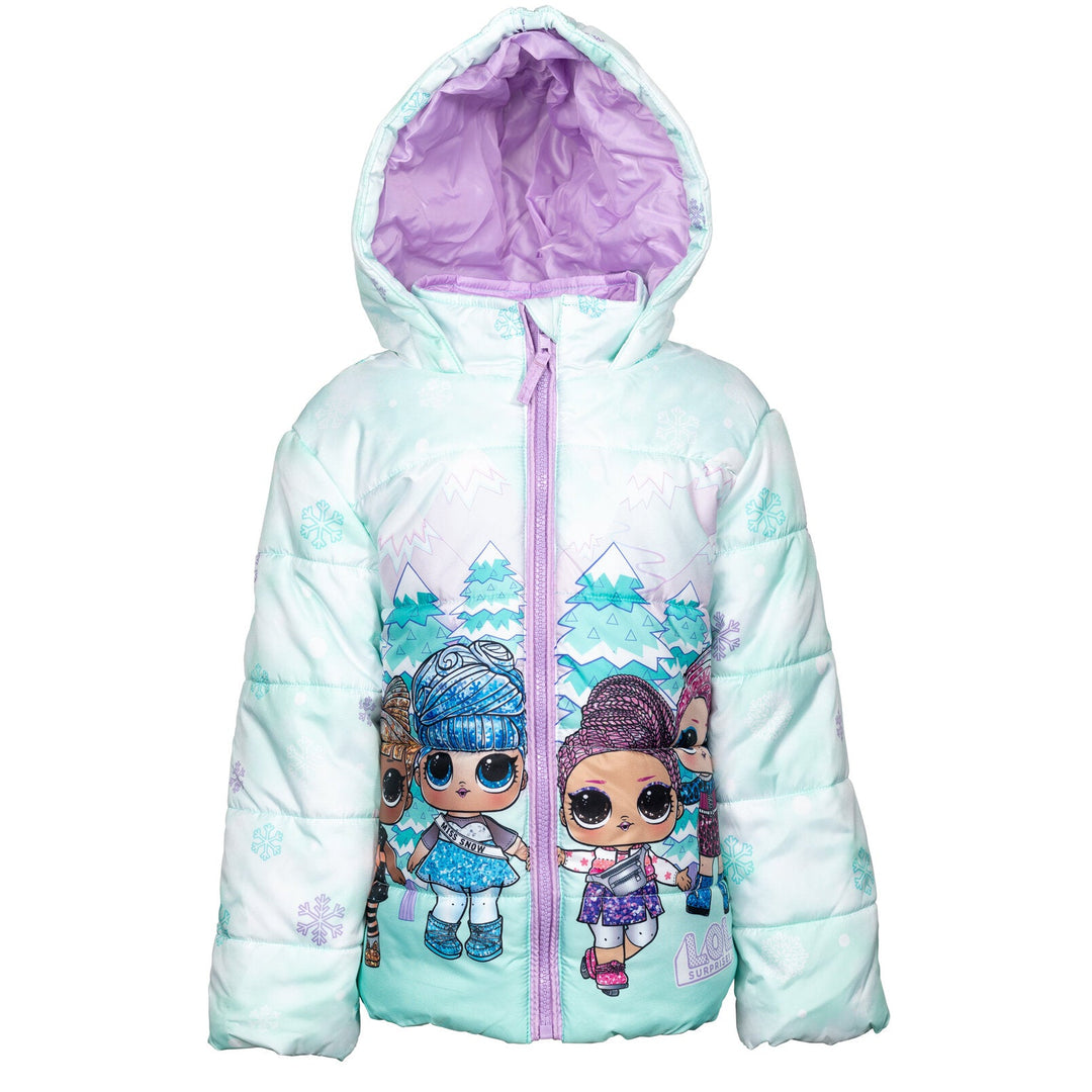 L.O.L. Surprise! Zip Up Winter Coat Puffer Jacket - imagikids