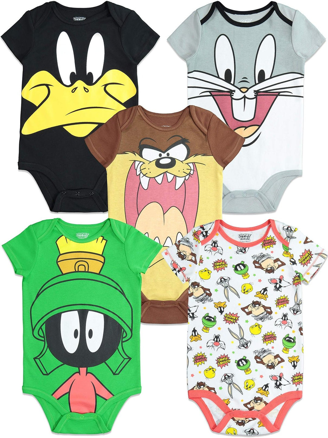 LOONEY TUNES 5 Pack Bodysuits - imagikids