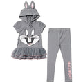 LOONEY TUNES Buggs Bunny Costume Hooded T-Shirt & Leggings