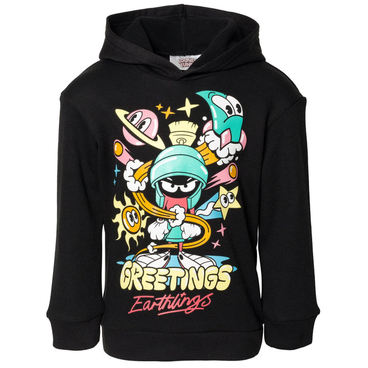 LOONEY TUNES Looney Tunes Marvin the Martian Fleece Pullover Hoodie - imagikids