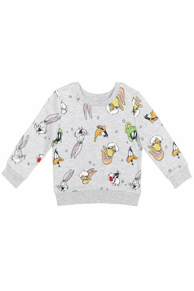 Looney Tunes Space Jam French Terry Pullover Sweatshirt - imagikids