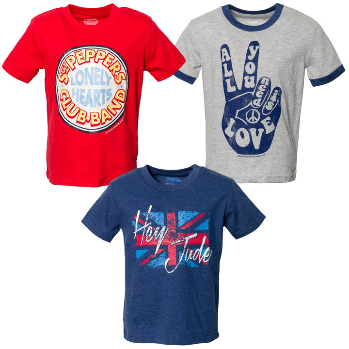 Lyrics by Lennon and McCartney 3 Pack T-Shirts - imagikids