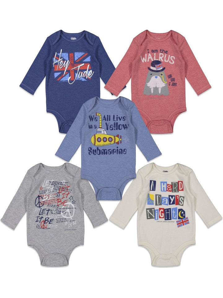 Lyrics by Lennon and McCartney 5 Pack Bodysuits - imagikids