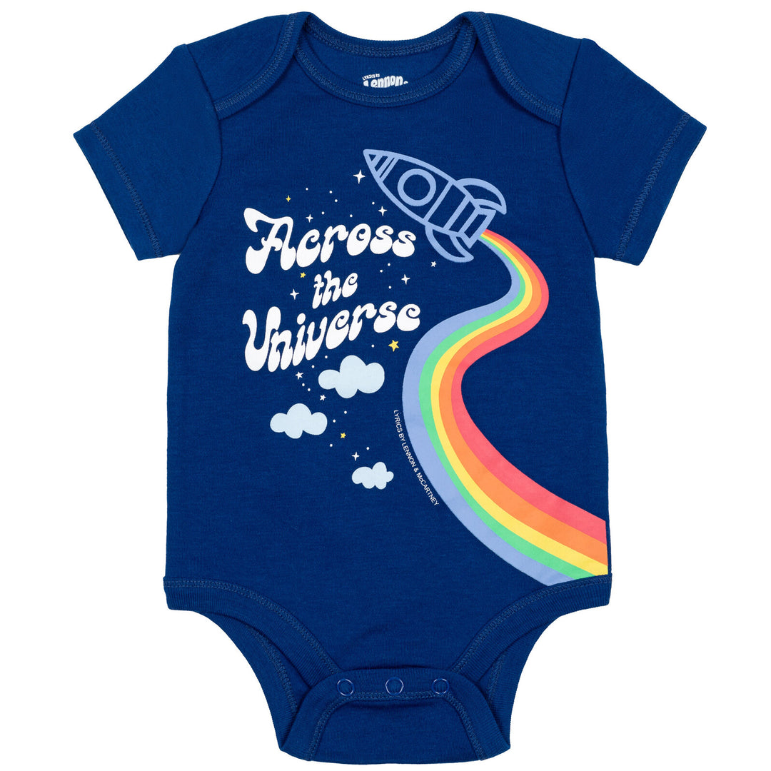 Lyrics by Lennon and McCartney 5 Pack Short Sleeve Bodysuits