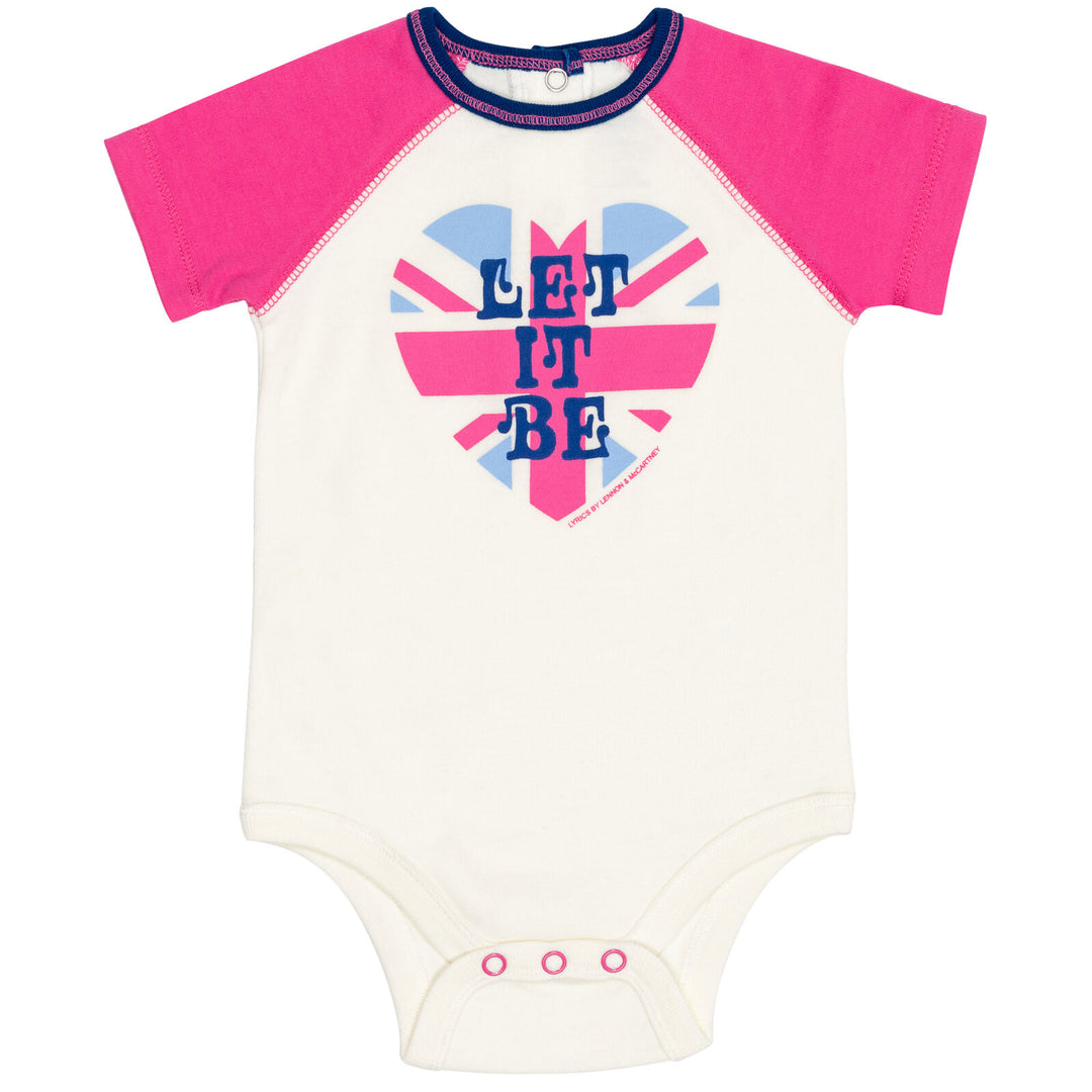 Lyrics by Lennon and McCartney 5 Pack Cuddly Short Sleeve Bodysuits