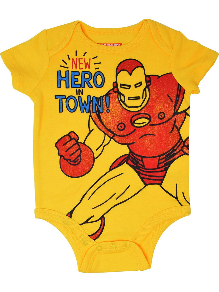 Marvel 5 Pack Bodysuits - imagikids