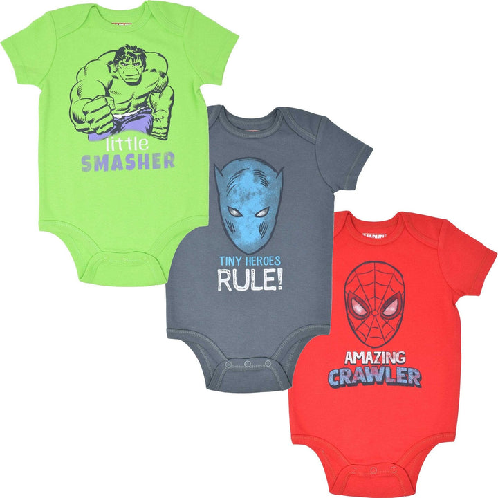 Marvel Avengers 3 Pack Bodysuits - imagikids