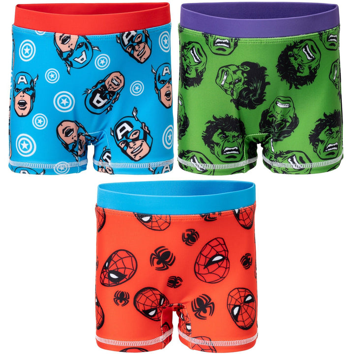 Marvel Avengers 3 Pack Swim Shorts - imagikids