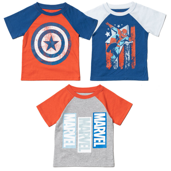 Pack de 3 camisetas de Los Vengadores de Marvel