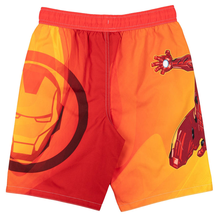 Marvel Avengers 3 Pack UPF 50+ Swim Trunks Bathing Suits - imagikids