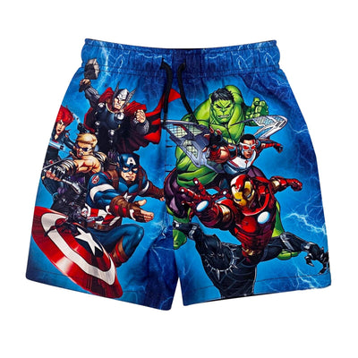 Marvel Avengers 3 Pack UPF 50+ Swim Trunks Bathing Suits