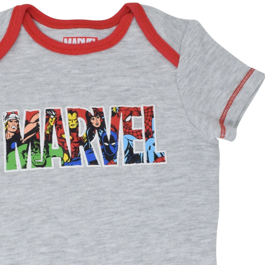 Marvel Avengers 5 Pack Bodysuits - imagikids