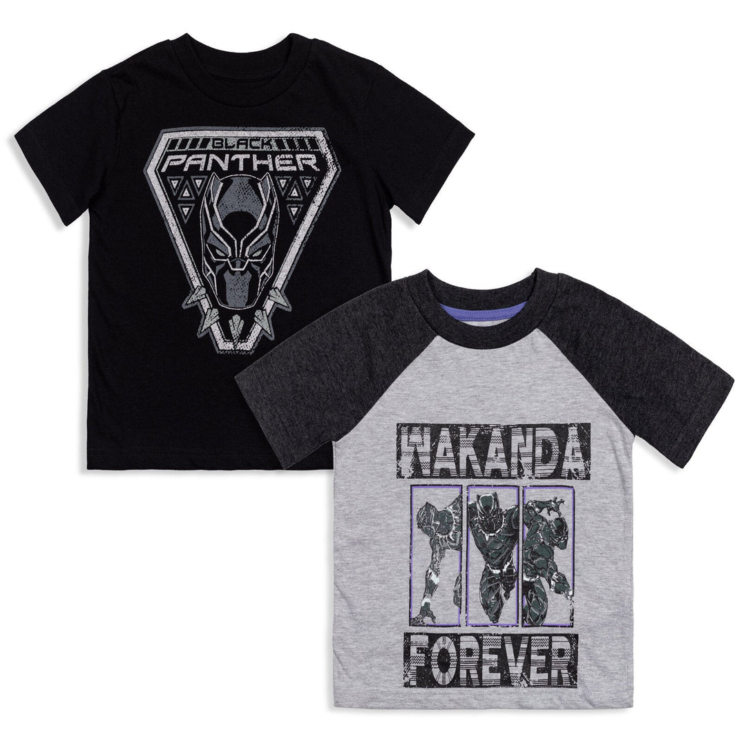 Marvel Avengers Black Panther 2 Pack T-Shirts - imagikids