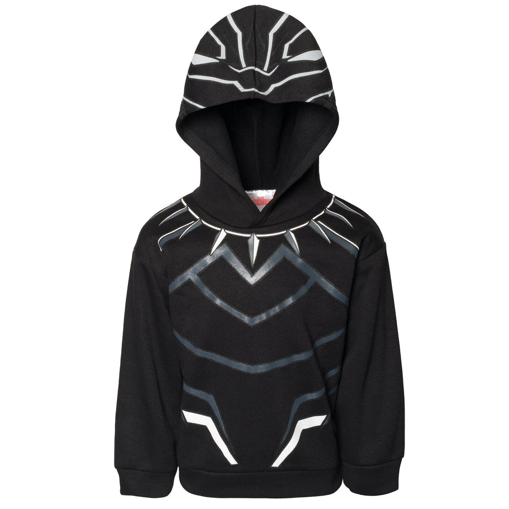 Marvel Avengers Black Panther Fleece Athletic Pullover Hoodie and Pants Outfit Set - imagikids