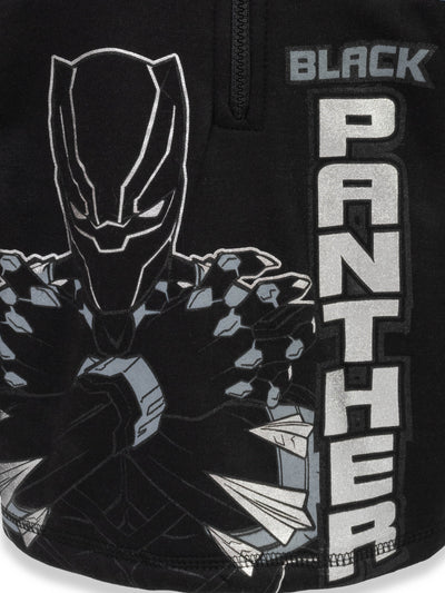 Marvel Avengers Black Panther Fleece Half Zip Hoodie