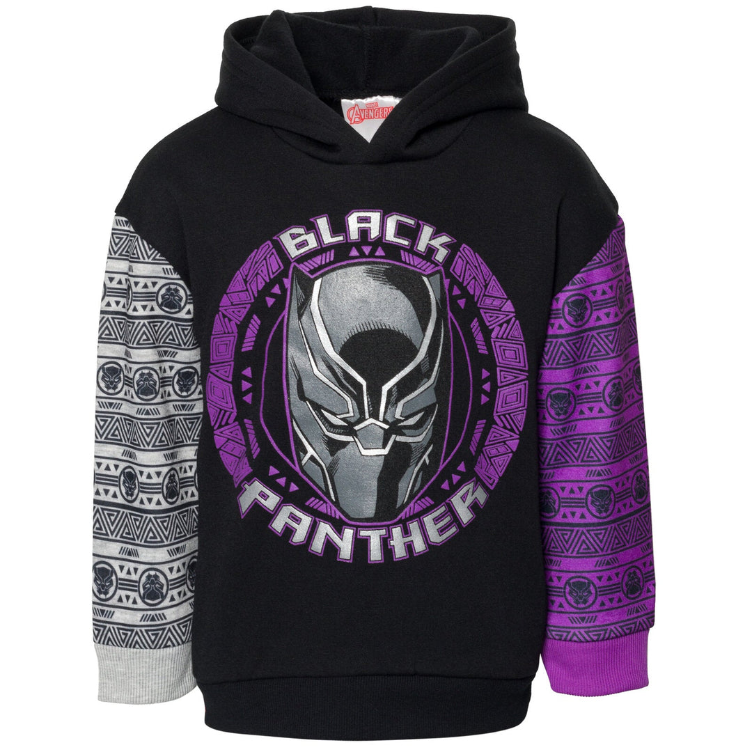 Marvel Avengers Black Panther Fleece Pullover Hoodie - imagikids