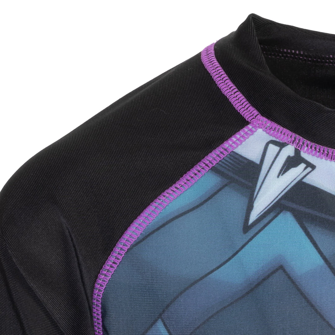 Marvel Avengers Black Panther UPF 50+ Rash Guard Swim Shirt