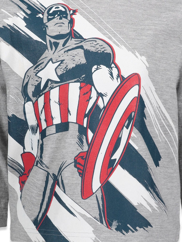 Marvel Avengers Captain America 2 Pack Long Sleeve T-Shirts - imagikids