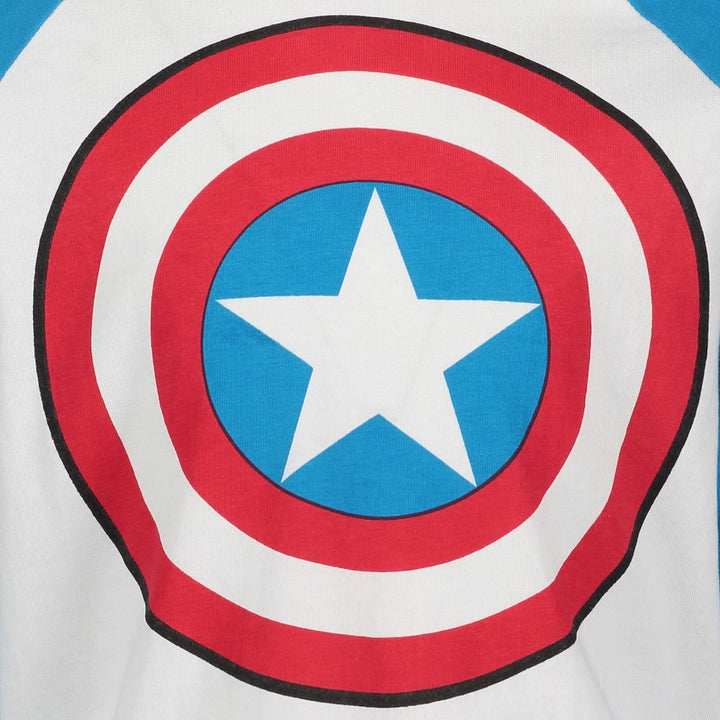 Marvel Avengers Captain America 2 Pack Long Sleeve T-Shirts - imagikids