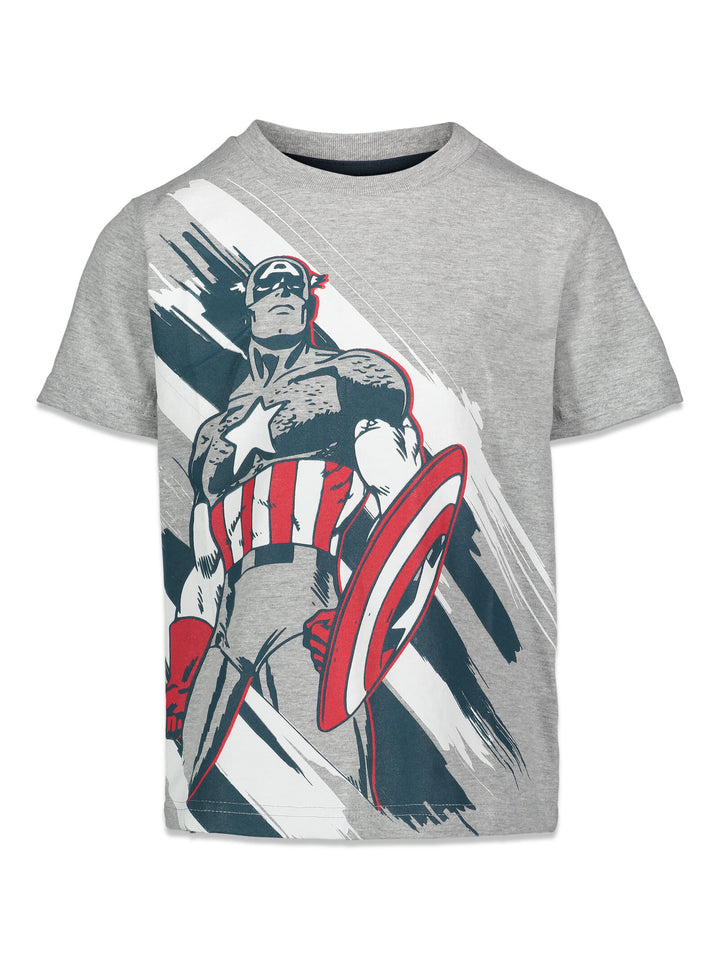 Marvel Avengers Captain America 2 Pack T-Shirts