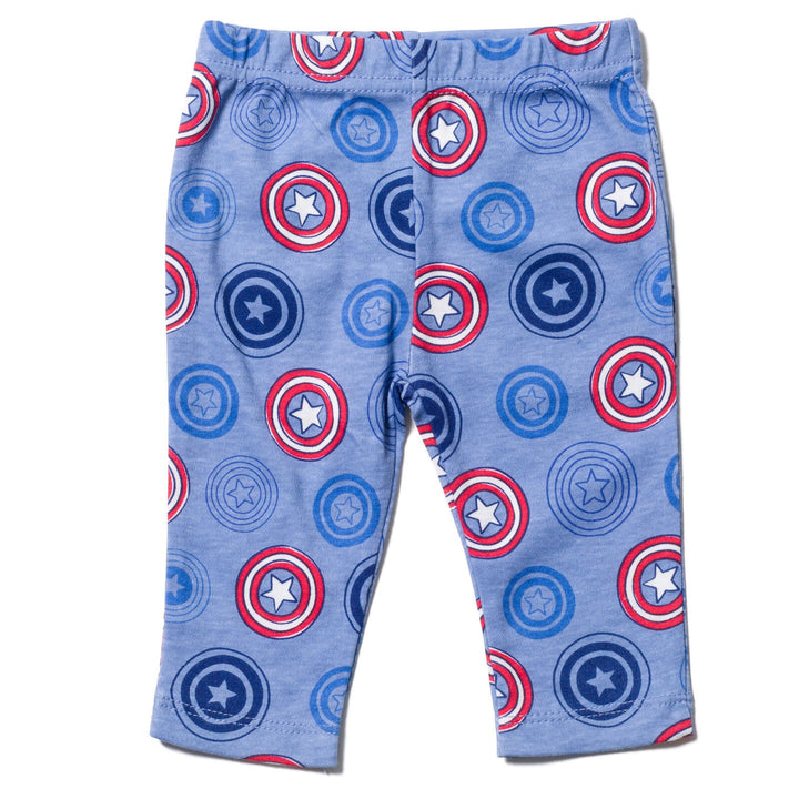 Marvel Avengers Captain America Bodysuit Pants and Hat 3 Piece Outfit Set - imagikids