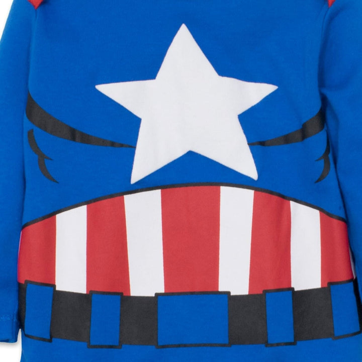 Marvel Avengers Captain America Cosplay Bodysuit and Hat - imagikids