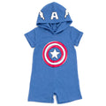Marvel Avengers Captain America Cosplay Romper