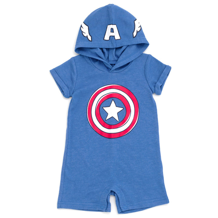 Marvel Avengers Captain America Cosplay Romper - imagikids