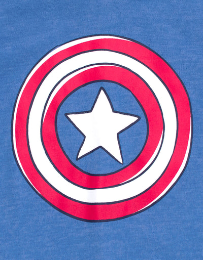 Marvel Avengers Captain America Cosplay Romper