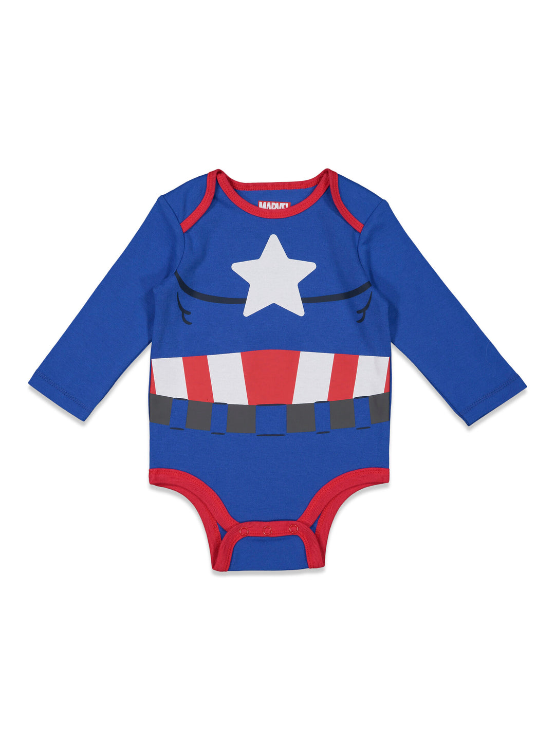 The Avengers 5 Pack Long Sleeve Bodysuit