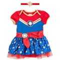 Marvel Capitán Marvel vestido de manga corta