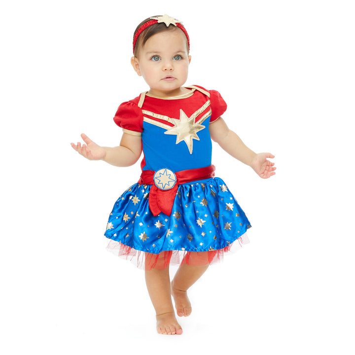 Marvel Avengers Captain Marvel Cosplay Dress - imagikids