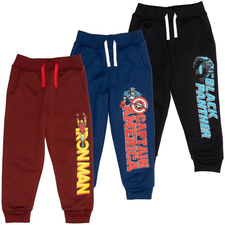 Marvel Avengers Fleece 3 Pack Jogger Pants - imagikids