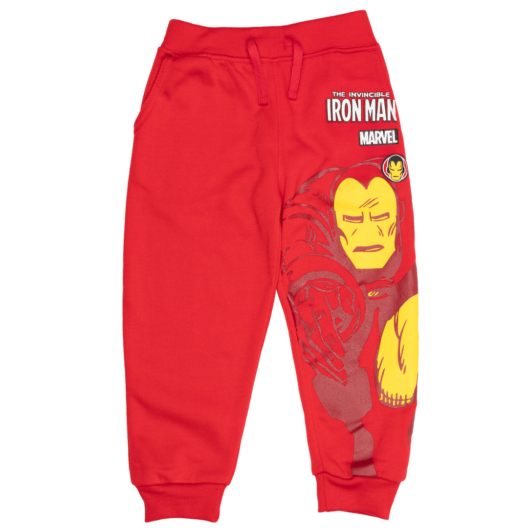 Marvel Avengers Spider-Man Venom Iron Man Thor Fleece 3 Pack Jogger Pantalones