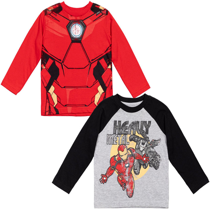 Marvel Avengers Iron Man 2 Pack Cosplay Long Sleeve T-Shirts - imagikids