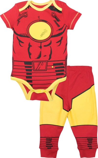 Marvel Avengers Iron Man Cosplay Bodysuit and Pants Set - imagikids